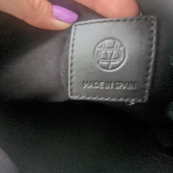 Calf hair leopard print clutch Made in Spain - Picture 3 of 5